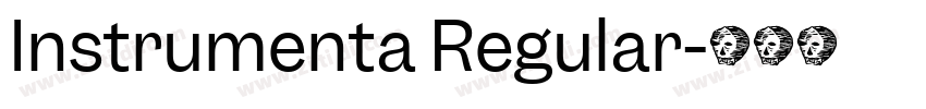 Instrumenta Regular字体转换